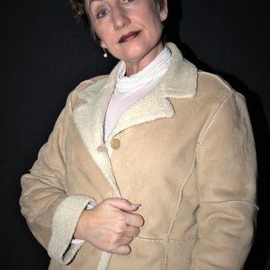 Faux Suede; Faux lambswool Jacket